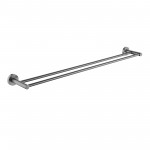 Pentro Gun Metal Grey Double Towel Rail 790mm